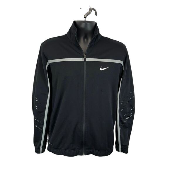 Nike Other - Nike Elite Basketball Warm Up Training Jacket Black Size Medium